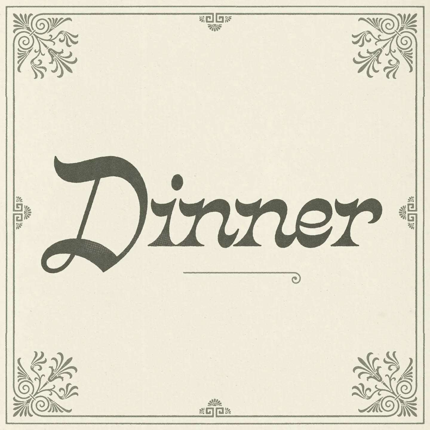 dinner-ornate-border