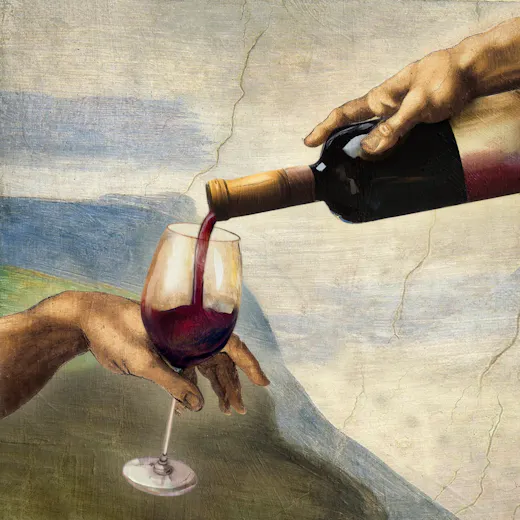 wine-hand